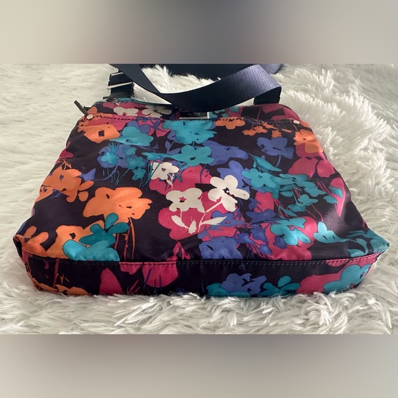 TUMI Floral Nylon Messenger Crossbody Bag - Picture 5 of 12